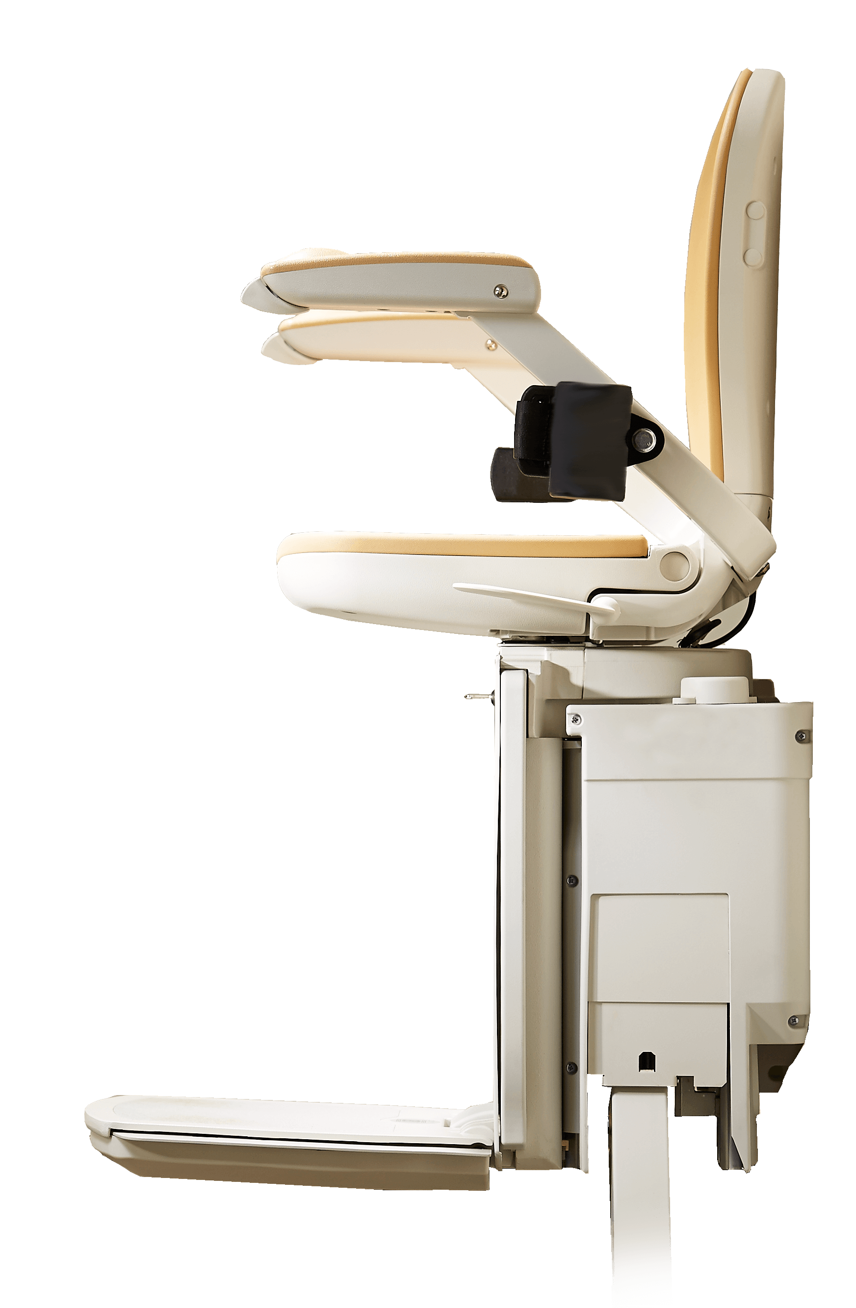 Acorn curved Stairlift side view in Virginia